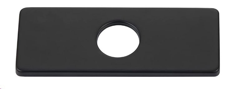 150mm / 6" vanity cover plate A black $6.99/pc A8