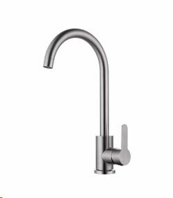 FA2014-ED BASIC 201 STAINLESS WITH 2 HOSE KITCHEN FAUCET $39