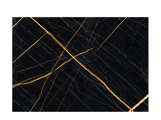 3mm UV Panel PVC Marble Sheet KL8231/HIM-02 Black with Golden Lines 4'x10' 1220X2900mm $59/PC 10pcs+ $55/PC  (PICK&CHOOSE $69/PC)