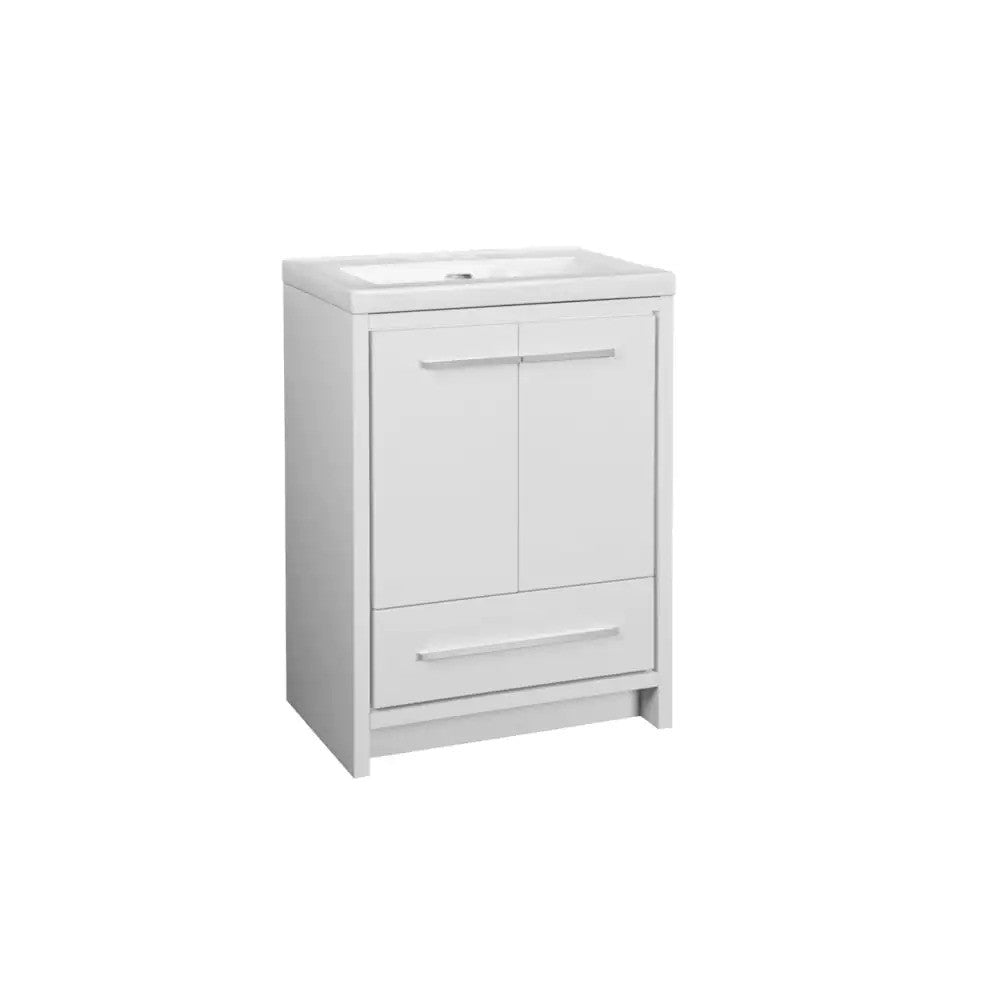 24" vanity combo *2 carton* K1012-60 (W24) MDF Floor standing vanity with ceramic basin white 610X465X820mm = 24"x18"x32" $299