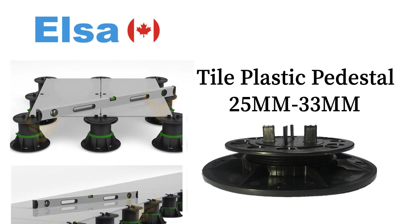 Pedestal Deck raiser medium adjustable (Ratio for deck raiser is 1pc 2x2 2cm tile : 1.2pc deck raiser example: 100pcs 2cm tile needed 120pcs deck raiser) 25-33mm $29.99/10PCS/BOX($2.99/PC) SOLD BY BOX ONLY B5