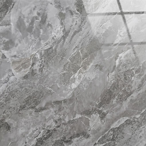 DATU6703 24"x24" Polished Procelain Tile Slate Grey Pattern 4pcs/16sf/box $1.19/SF 2000SF+ $1.09/SF 4000SF+ $0.99/SF  (No Return No Exchange No Claim on Broken) - Home Idol Vancouver Richmond Surrey