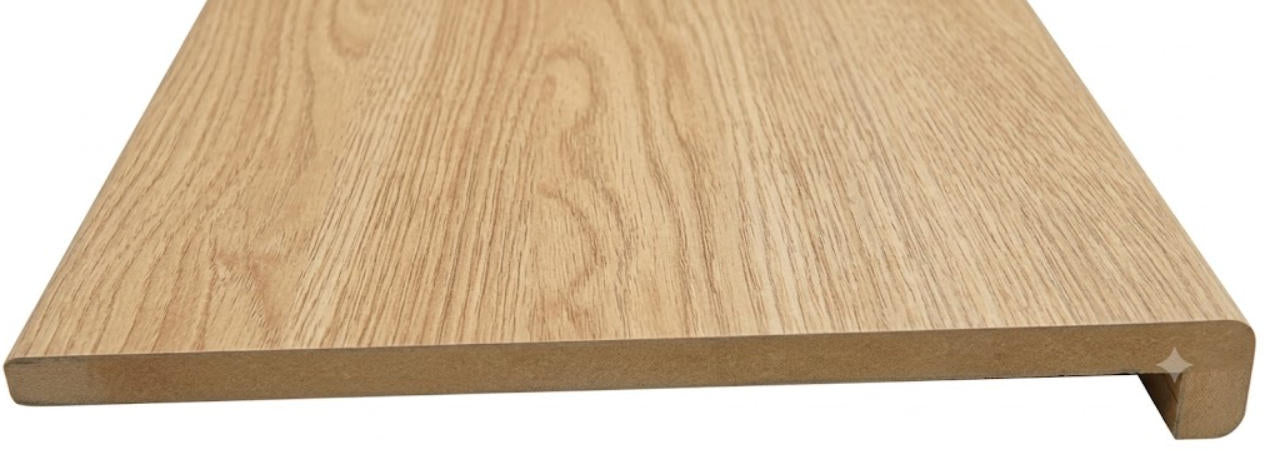 Sunday Laminate Thread Big Stairnose Sand Stone 2400x295x27mm 1"x 8 feet $39/pc AI