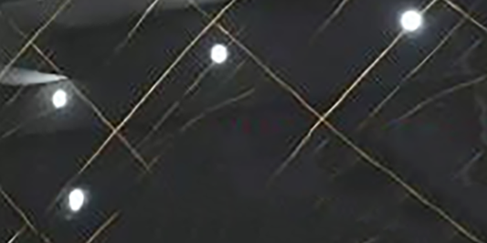 5D Black Galaxy *Limited Edition* 24"x48" Polished Porcelain Tile Gold Curving Black 3pcs/24SF/box $1.59/SF A1 was $2.29/SF