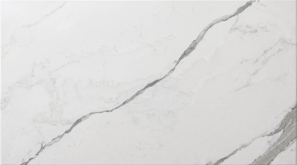 5D Victoria Ceramic Wall Tile White Carrara 12"x24" 8pcs/16sf/box $1.39/SF 3000SF+ $1.29/SF  (No Return No Exchange No Claim on Broken)