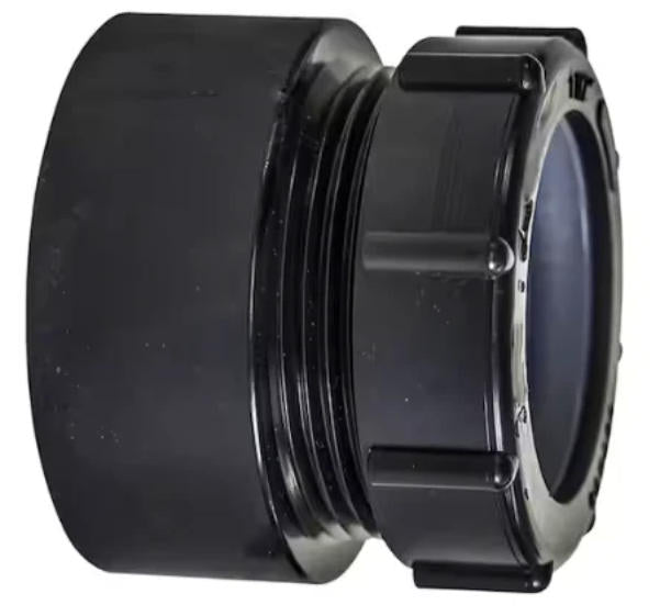 3383 ABS TRAP ADAPTER FEMALE W / WASHER & P-NUT 1-1/2" 90PCS/BOX $1.49/PC - Home Idol Vancouver Richmond Surrey