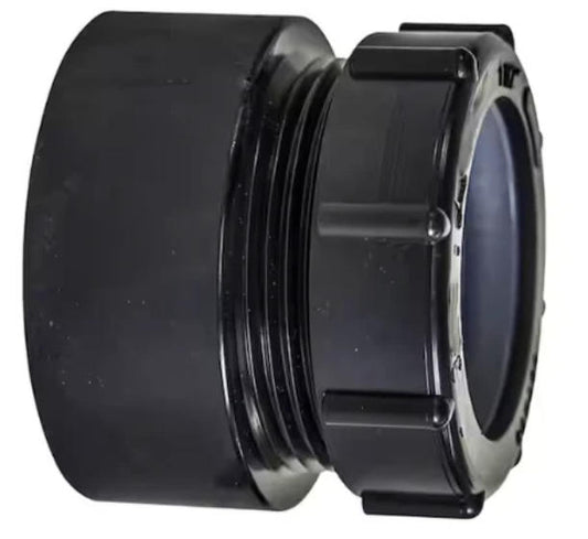 3383 ABS TRAP ADAPTER FEMALE W / WASHER & P-NUT 1-1/2" 90PCS/BOX $1.49/PC - Home Idol Vancouver Richmond Surrey