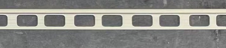 5MM PLASTIC WHITE BONE TILE TRIM $0.99/PC