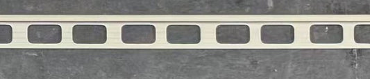 5MM PLASTIC WHITE BONE TILE TRIM $0.99/PC - Home Idol Vancouver Richmond Surrey