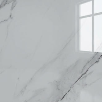 C66P06 24"x24" Polished Procelain Tile White Carrara 4pcs/16sf/box $1.19/SF 2000SF+ $1.09/SF 4000SF+ $0.99/SF  (No Return No Exchange No Claim on Broken) - Home Idol Vancouver Richmond Surrey
