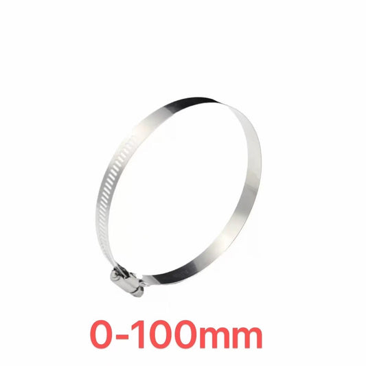 100mm STAINLESS STEEL CLAMP WITH SCREW HOSE 100MM $2.99