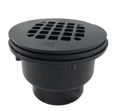 BLACK SHOWER DRAIN ABS ROUND  $8.99/pc 10PCS+ $7.99/PC B12
