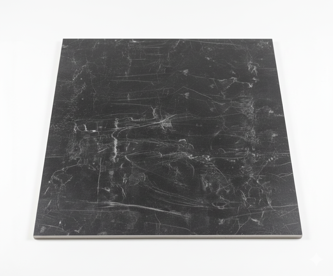 4D FG60D01478 *Limited Edition* 24"x24" Full Polished Porcelain Tile Black 4pcs/16sf/box $1.19/SF A1 was $1.99/sf