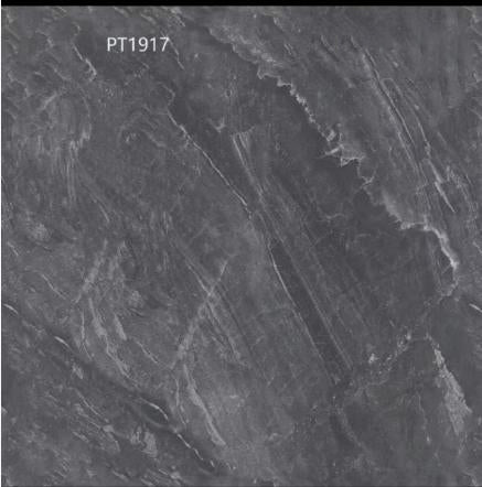 PT1917 Polished Procelain Tile Dark Grey 24"x24" 4pcs/16sf/box $1.19/SF 2000SF+ $1.09/SF 4000SF+ $0.99/SF  (No Return No Exchange No Claim on Broken) - Home Idol Vancouver Richmond Surrey