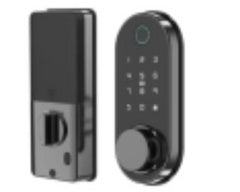 Upgrade 702-black-tuya Smart lock unlock method: Card+Fingerprint+Password+Mechanical key + APP Control(optional) with mortise label $99 B1.5