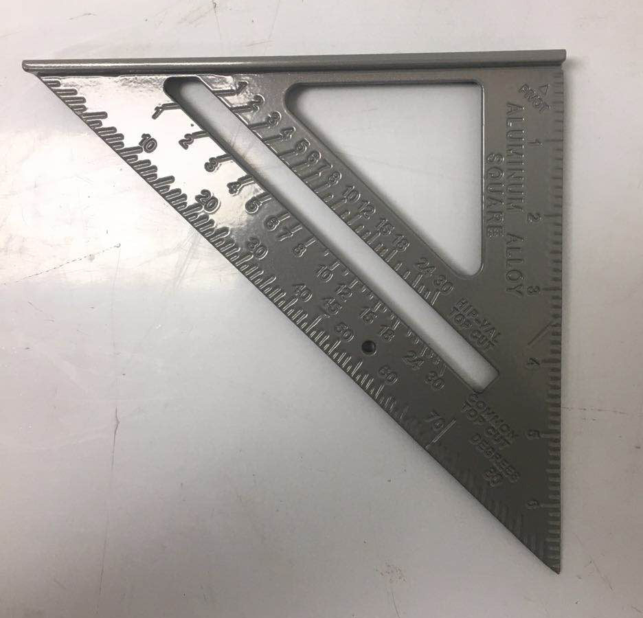 ALUMINUM TRIANGLE RULER, HARDWARE, OFFICE $3