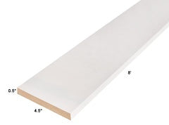 baseboard moulding 1/2"x4.5"x85" $0.57/lf $39.99/Bundle(10PCs) 10 Bundles+ $37.99/Bundle SOLD BY BUNDLE ONLY AI