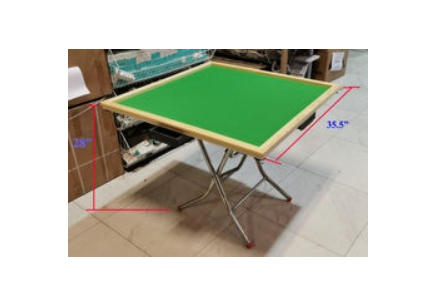 STANDARD MAHJONG TABLE WITH 4 DRAWERS SQUARE $69/PC 10PCS+ $59/PC