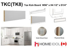 TKC(TK8) Toe kick filter Plywood white shaker 4" x 96" $15 A6.5 *Non-Profit First Come First Serve*