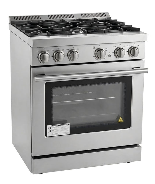 30" GAS RANGE STOVE VITRO CERAMIC, 5 BURNERS $899