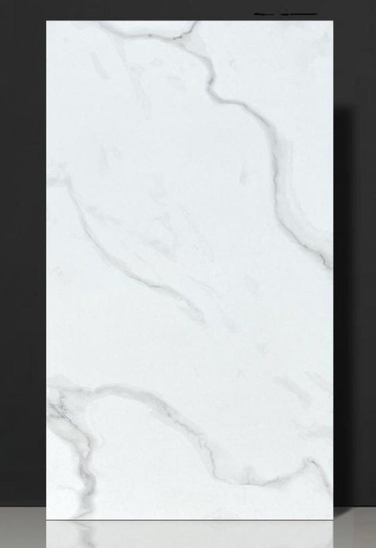 PI36802 12"x24" Matt Porcelain Tile White Carrara 8pcs/16sf/box $1.19/SF 2000SF+ $1.09/SF 4000SF+ $0.99/SF  (No Return No Exchange No Claim on Broken) - Home Idol Vancouver Richmond Surrey