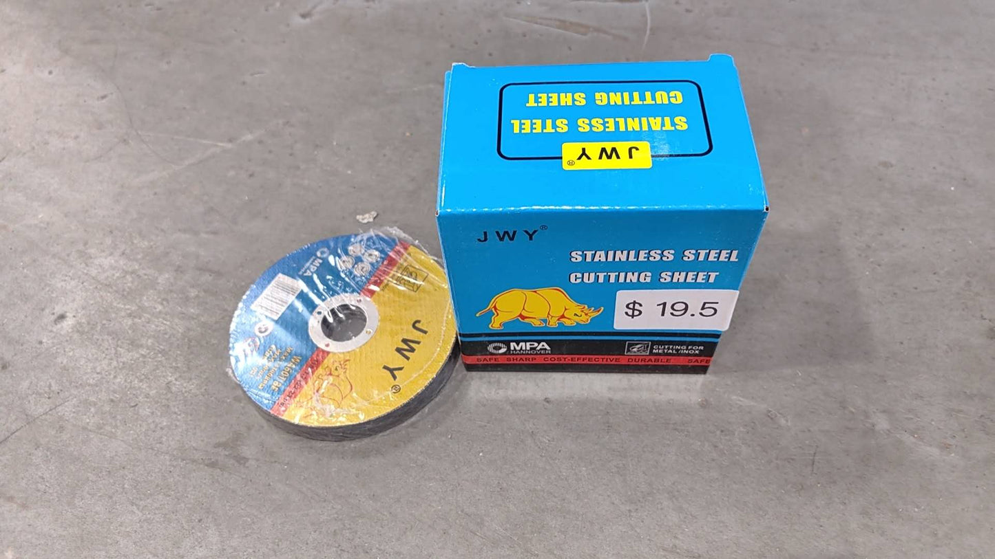 4.5"cut blade 50pcs/box function: cut metal sold by box $19.50/box 10box+ $17.99/box - Home Idol Vancouver Richmond Surrey