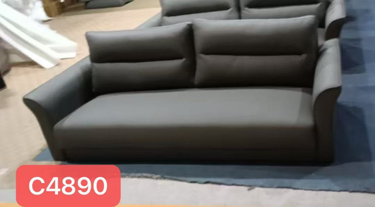C4890 1.85M SOFA With Cushion 3 seater sofa Dark Grey For Living Room $299