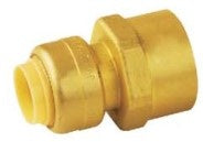 JQ61201 PEX PUSH FTG FIP ADAPTER 1/2"PF x 1/2"FNPT $2.49/PC 10PCs+ $2.29/PC B6