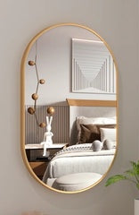 Oval golden framed mirror 500x800mm 20"x32" $29/PC 10PCs $25/PC B3.5