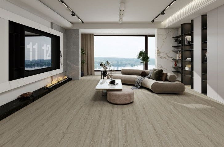 12.5mm October $1.19/SF 2000SF+ $1.09/SF Black Core AQUA Laminate Floor 96hours waterproof AC5 9.5"x60" 5pcs/21sf/box Heavy Duty AI