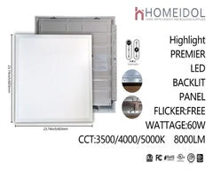 *DISCONTINUED*(*Vancouver/Dealer* ) 4pcs/pack led panel light 2'x2' dimmable 3CCT 60w 8400 lumen ul $45/pc 4pcs/pack $180/pack A11.5