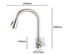 Heavy Duty KK4-CH SUS 304 stainelss steel kitchen faucet $39/PC A8.5