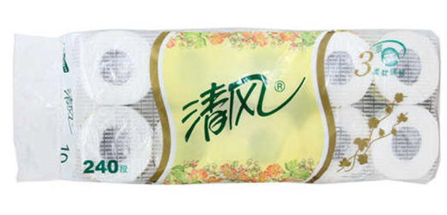 Qingfeng Toilet Paper 100rolls/bag 10roll/pack 10pack/Bag 3ply 240sheets/roll BEST PRICE in town $39.99/bag($0.39/roll) 10bags+ $38.99/bag - Home Idol Vancouver Richmond Surrey