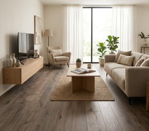 12MM Laminate _P Canyon Water Resistant 1218x197mm 47.95"x7.76" 9pcs/box 23.25sf/box $0.99/sf