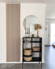 ACOUSTIC WALL PANELS WOODEN SLAT 335S/Y-OAK-335S *Classic* LIGHT YELLOW 2' x 10'(2900 x 600 x 22mm) $49/PC x 2PCs(40SF) = $99/BOX SOLD BY BOX A12 *Non-Profit First Come First Serve*