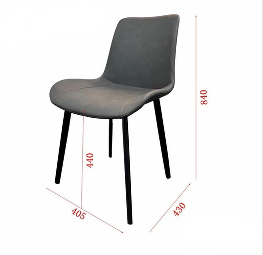 KS-25 Dining Chair For Dining Room 405x430x840mm (16"x17"x33") seat height: 440mm = 17-3/4" $39/pc 4PCS/BOX $156/BOX SOLD BY BOX ONLY