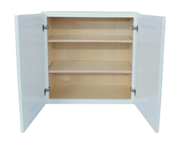 W2430 24" Plywood white shaker wall kitchen cabinet 24"w*30"h*12"d 2LFx$100LF=$200