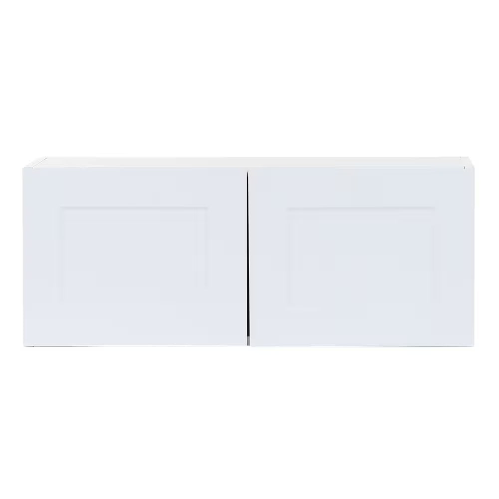 W3015 30" Plywood white shaker wall kitchen cabinet rangehood top 30"w*15"h*12"d 2.5LFx$100LF=$250
