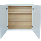 W3030 30" Plywood white shaker wall kitchen cabinet 30"w*30"h*12"d 2.5LFx$100LF= $250