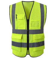 Reflective working cloth short sleeve vest light green $4.99