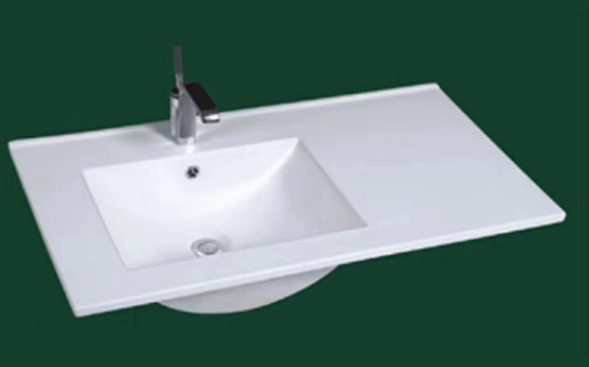 E90EL *top only* left sink square bathroom sink topmount middle 910X465X170mm =36" x 18-5/16" x 6-3/4" $99