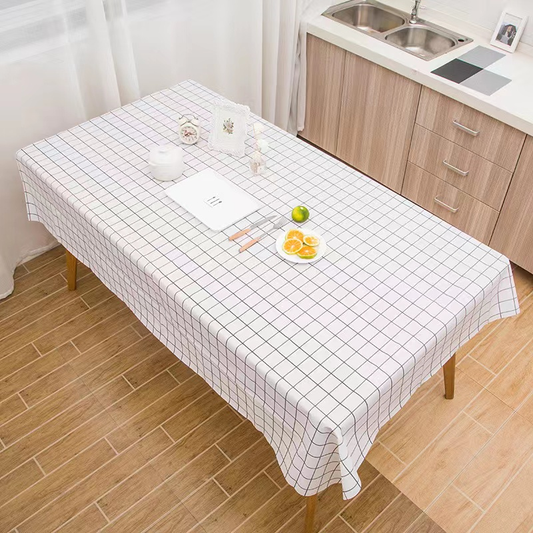 Tiktok houseware waterproof anit oil tablecloth 137x180cm $3