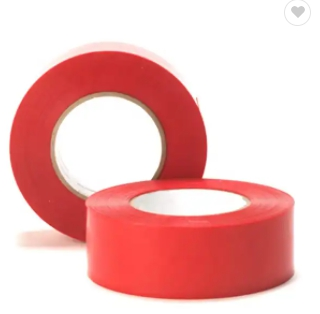 Stucco tape(no printing) single blank wrap red 50mm*50m 2"*164' $6