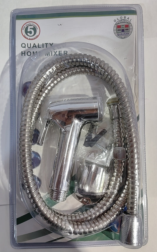 1.2M STAINLESS HOSE ABS SHOWER HEAD ABLISTER SHOWER HEAD COMBO $9