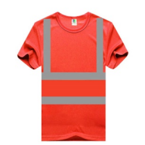 Flurescence short sleeve working cloth working t shirt orange $9.50