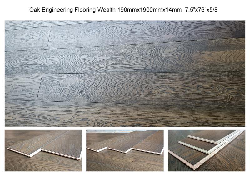 Oak Engineered wood flooring Wealth FP405 7.5"X76"X5/8" 8PCS/BOX 32SF/BOX  $2.99/SF
