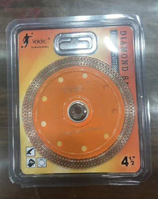4.5" diamond saw blade function: cut for tile
