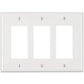 plate 3G white 3 gang decorative wall plate $1.65/pc **