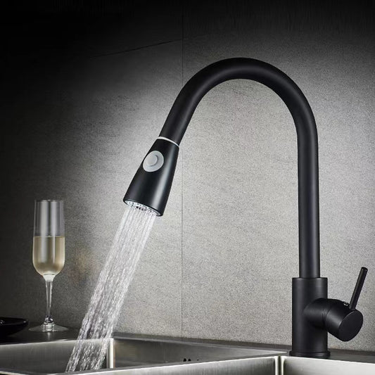 FA2022-ED 201 black with 60cm 2 hoese kitchen faucet $59