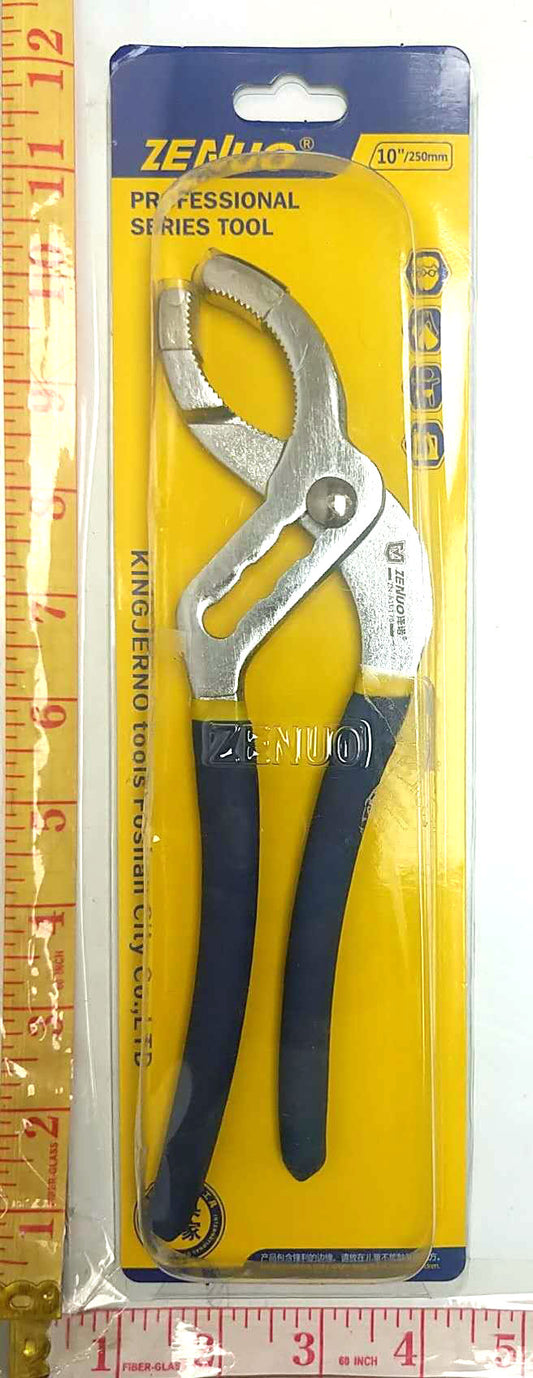 STRONG GRIP PLIERS ZENUO PROFESSIONAL SERIES TOOL 10"/250MM $4.99